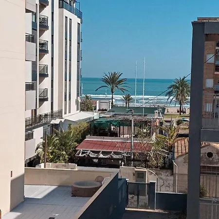 Dorothy Apartamento Playa De Gandia Con Vistas Al Mar 8 Personas Exterior photo